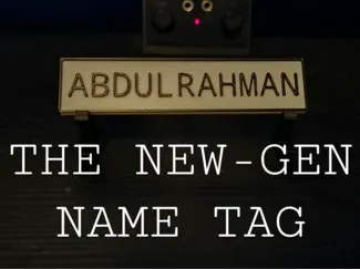 The New-Gen Name Plate Stand