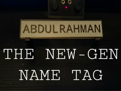 The New-Gen Name Plate Stand