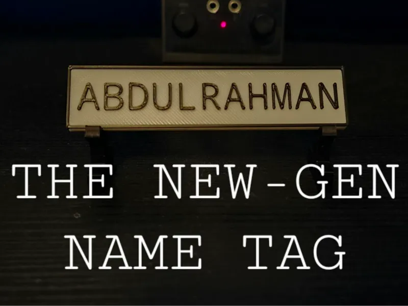 The New-Gen Name Plate Stand