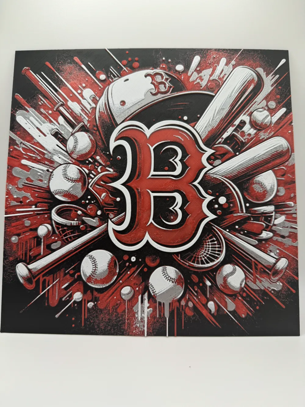 Boston Red Sox - MLB Hueforge