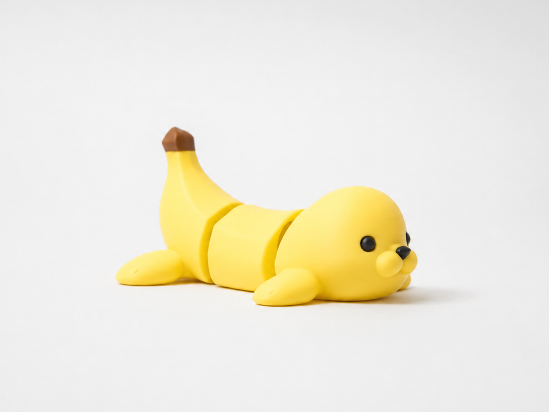 MIX-003 Articulated Banana × Seal Keychain