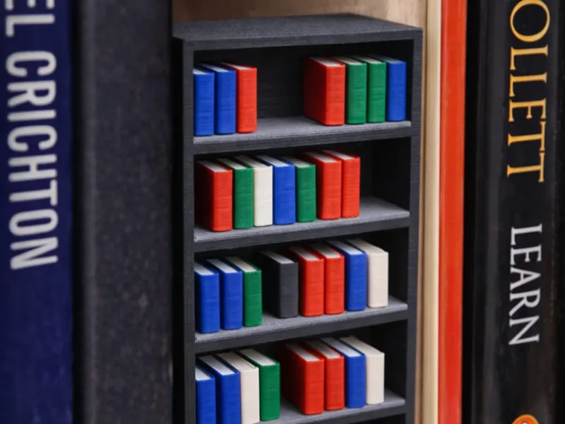 Deko Bücherregal mini