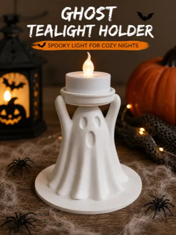 Adorno temático: Ghost LED light Holder – Halloween Decoration — vista de referencia 2