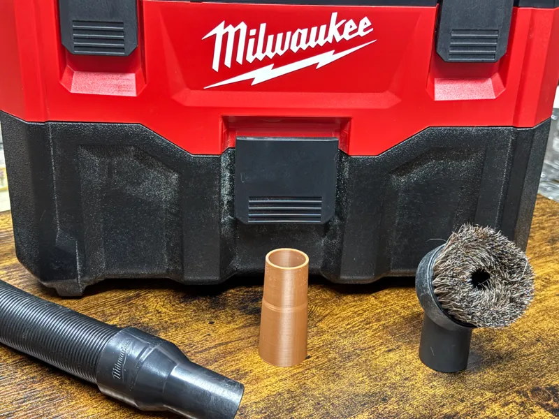Milwuakee Fuel to ShopVac 1 1/4" Adapter (0880-20)