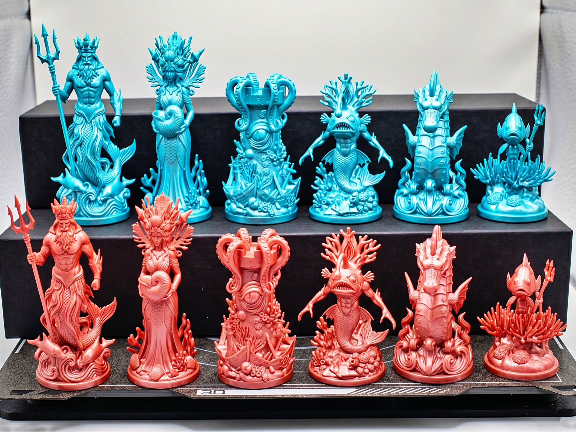 Ocean Kingdom Chess Set – Underwater Fantasy Piece