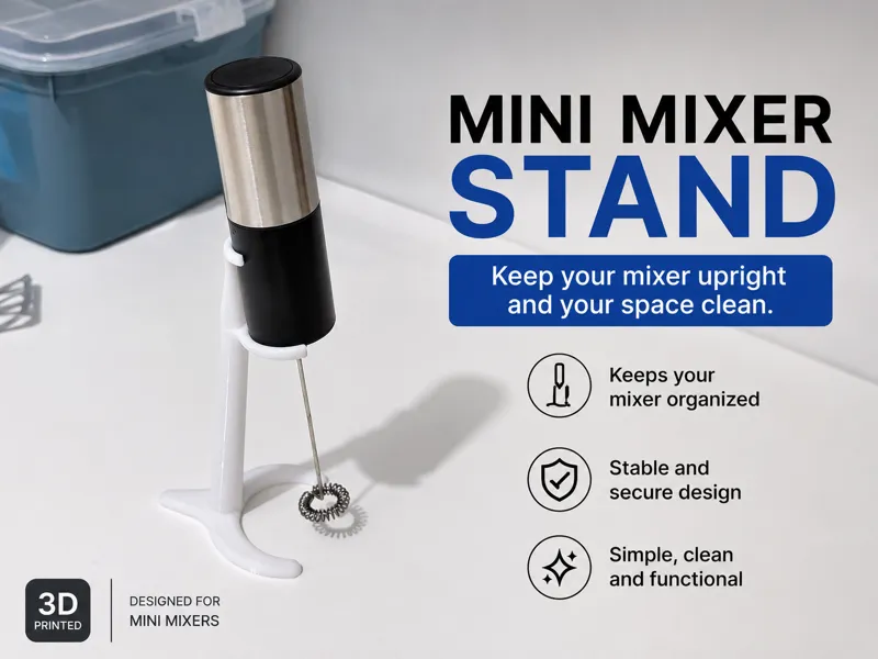 Mini Mixer Stand – Holder for Handheld Frothers