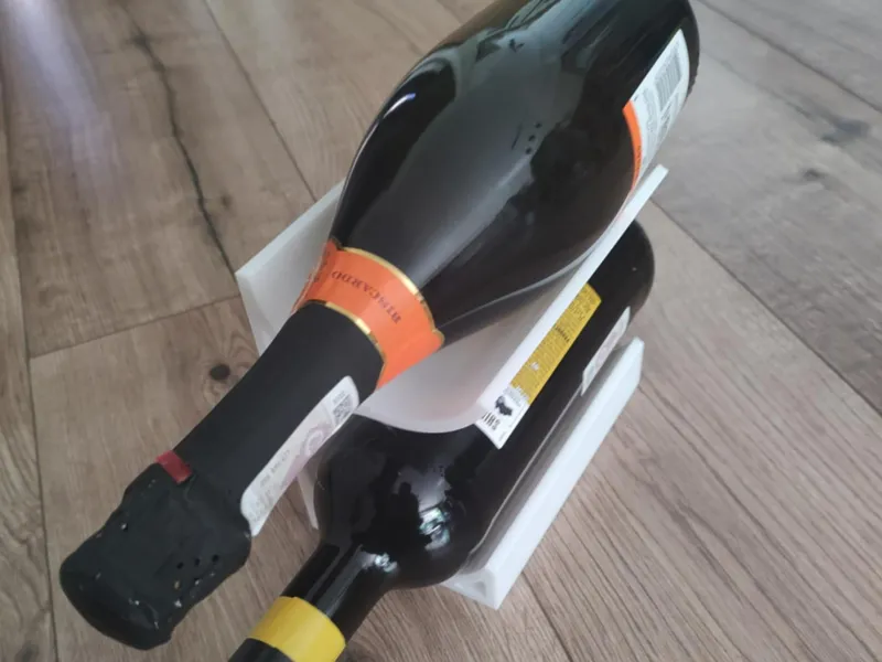 Bottle Holder (Rack for Fridge) - 2 bottles