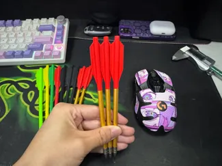 6mm metal arrow fletching
