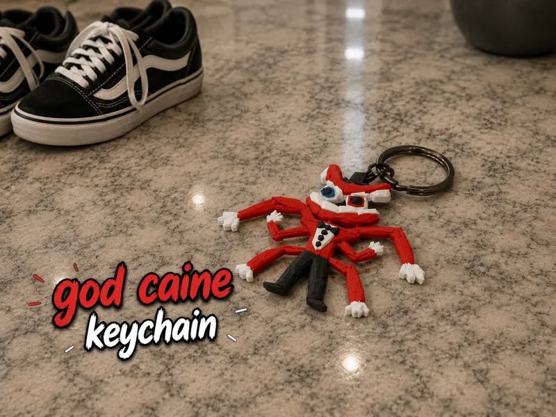 god caine keychain tadc the amazing digital circus