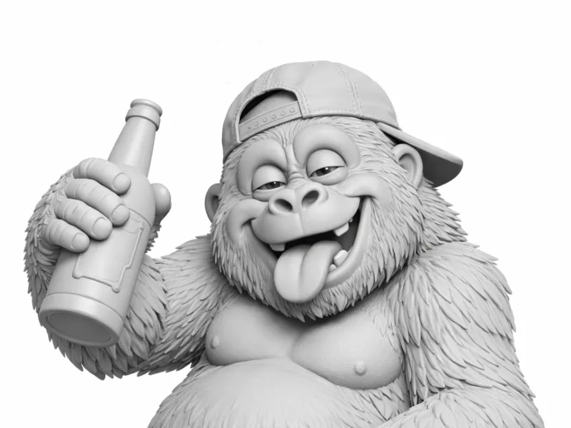 friendly gorilla