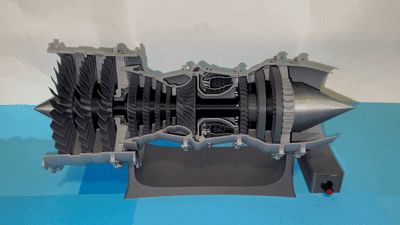 Motorized TurboJet Engine Upgrade