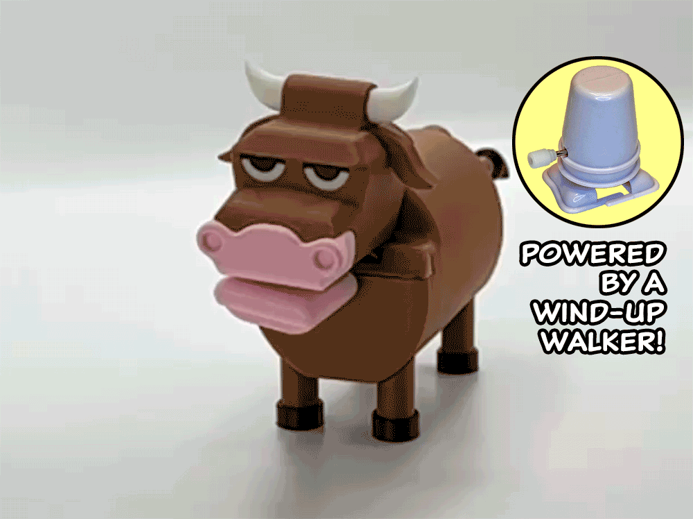 Wind-Up Cud-Chewing Cow