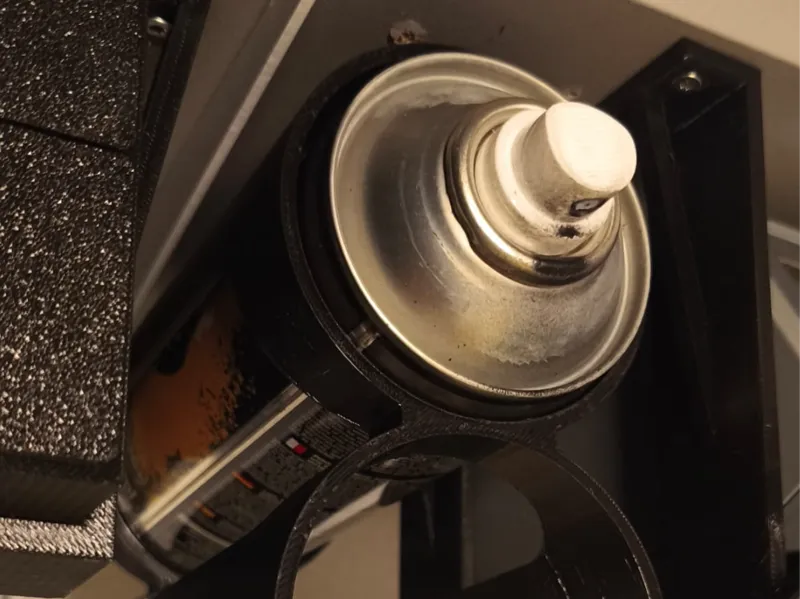 Doppelter Spraydosenhalter voreinander Ø66