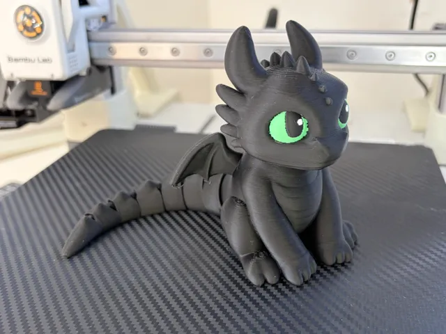 Flexi Toothless- articulated AMS