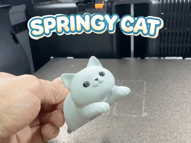 Springy Flexi Kitten Kids Toy Cat Fidget