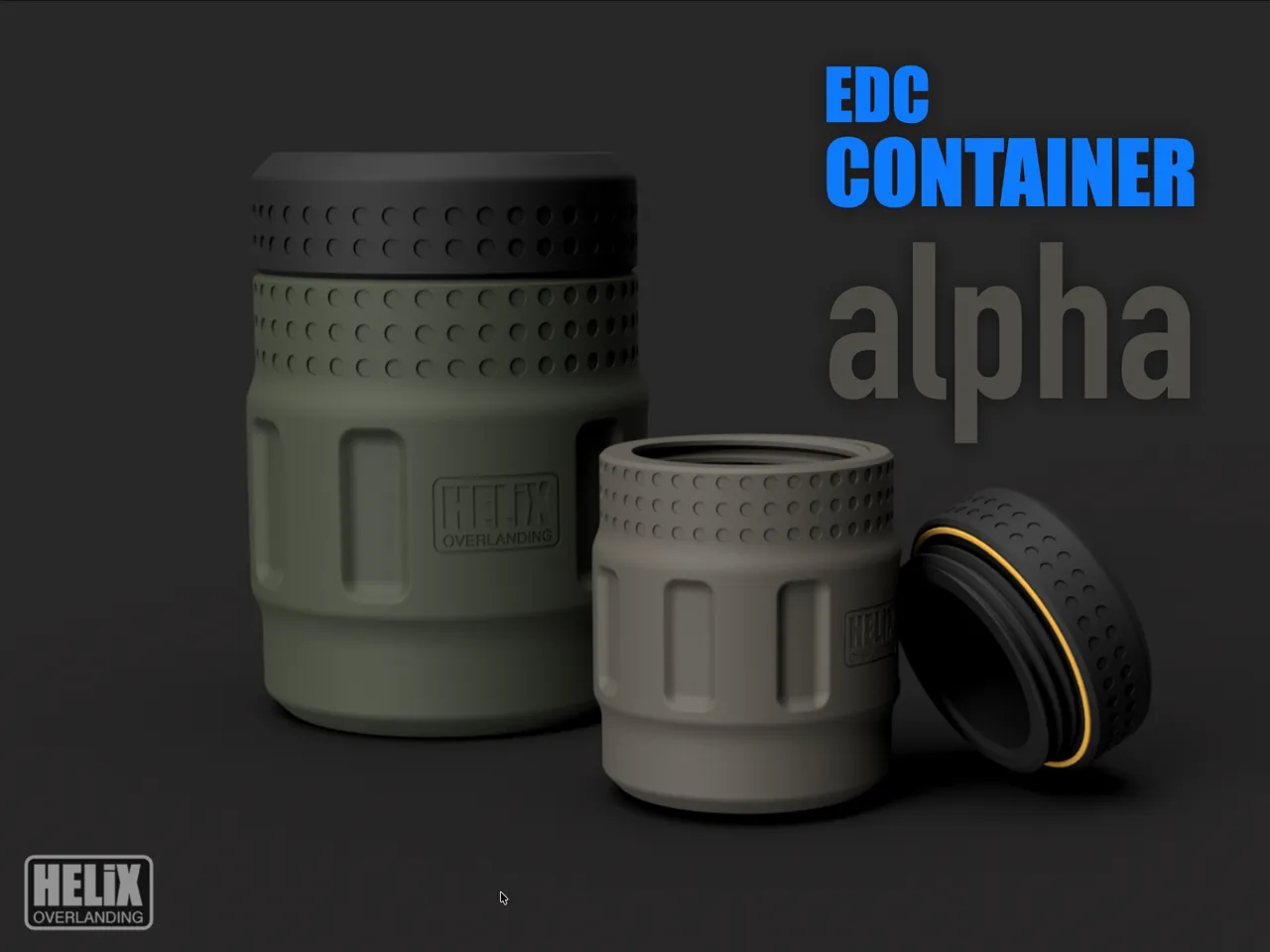 Rugged EDC Survival Container - Two Sizes view 3
