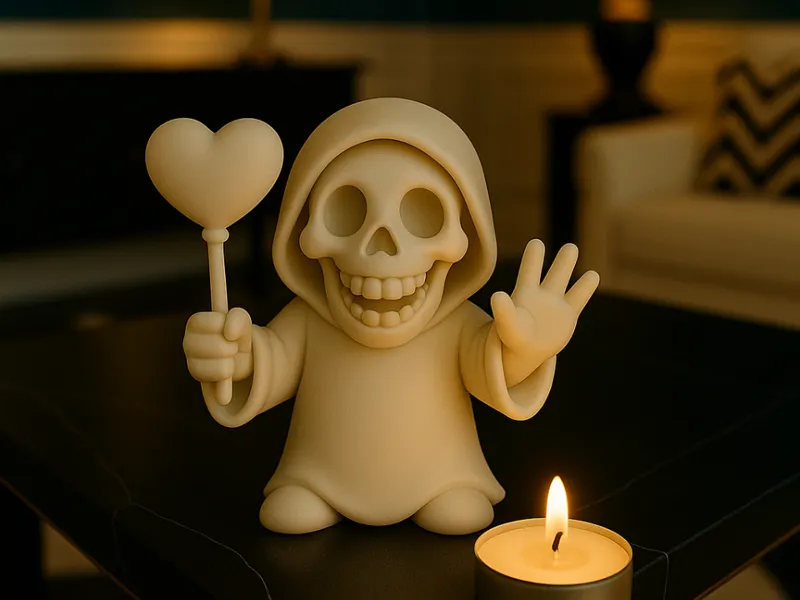 Creepy Cute Reaper  Halloween Gespennst
