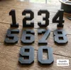 10 placas para 10 numeros 