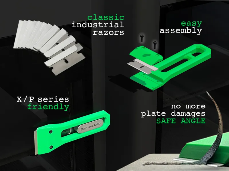 Universal Razor Blade Scraper – Utility Blades