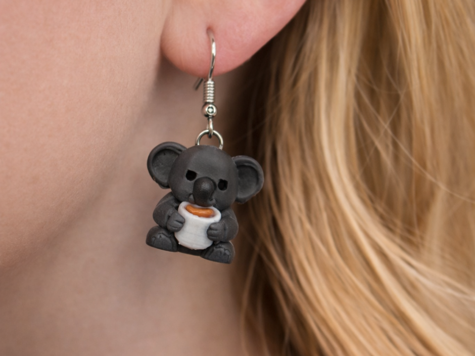 Tired Elephant Earrings