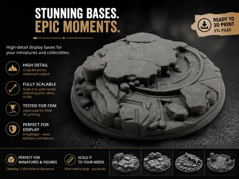 Escenografía en miniatura: Base|Terrain|Diorama - Ancient Gate — referencia de MakerWorld
