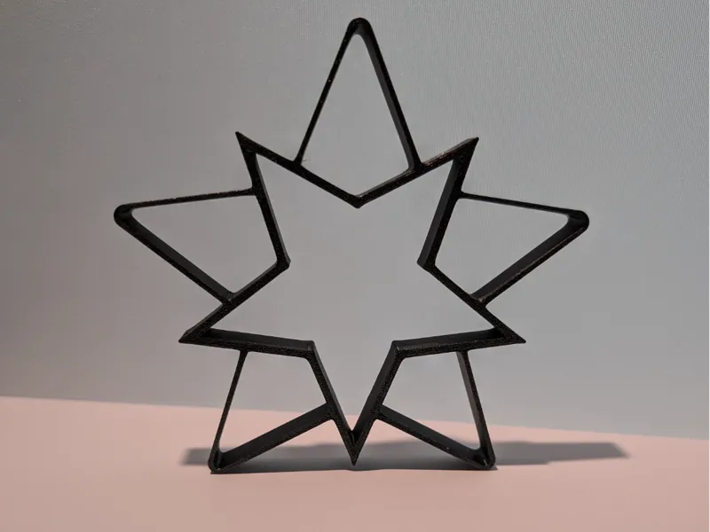 Modern Christmas Star Decoration