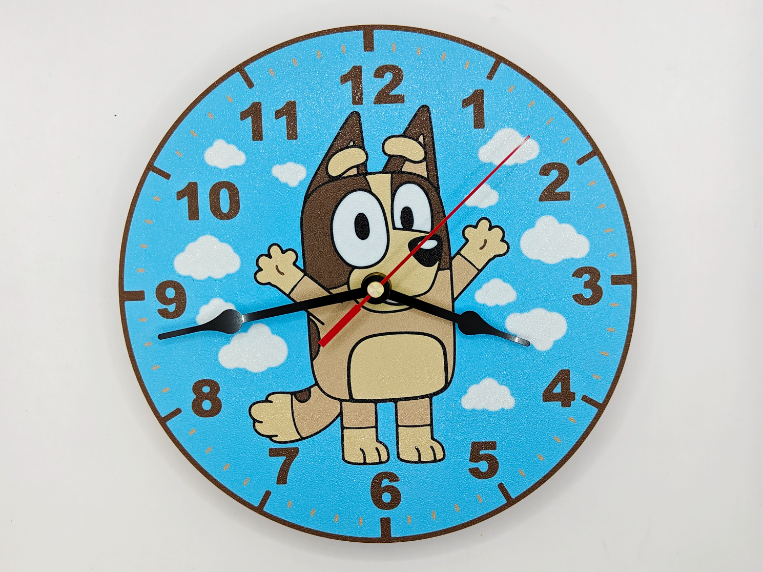 BINGO - Bluey Cartoon Charactor Clock