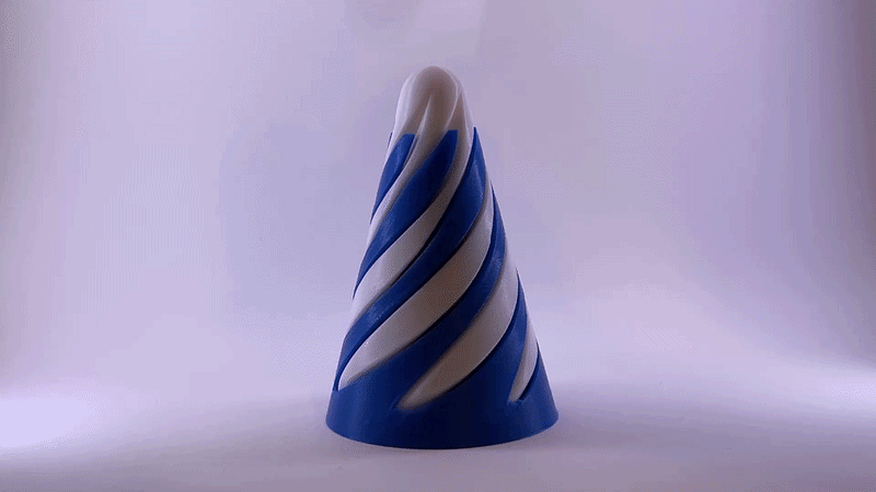 Satisfying Self-Passing Cone Fidget (No Supports)