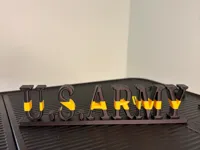 Plaque de bureau des branches de l'armée américaine — photo 2