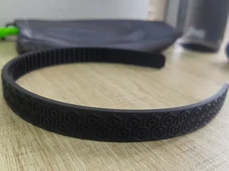带六边形精致纹理的实用发箍