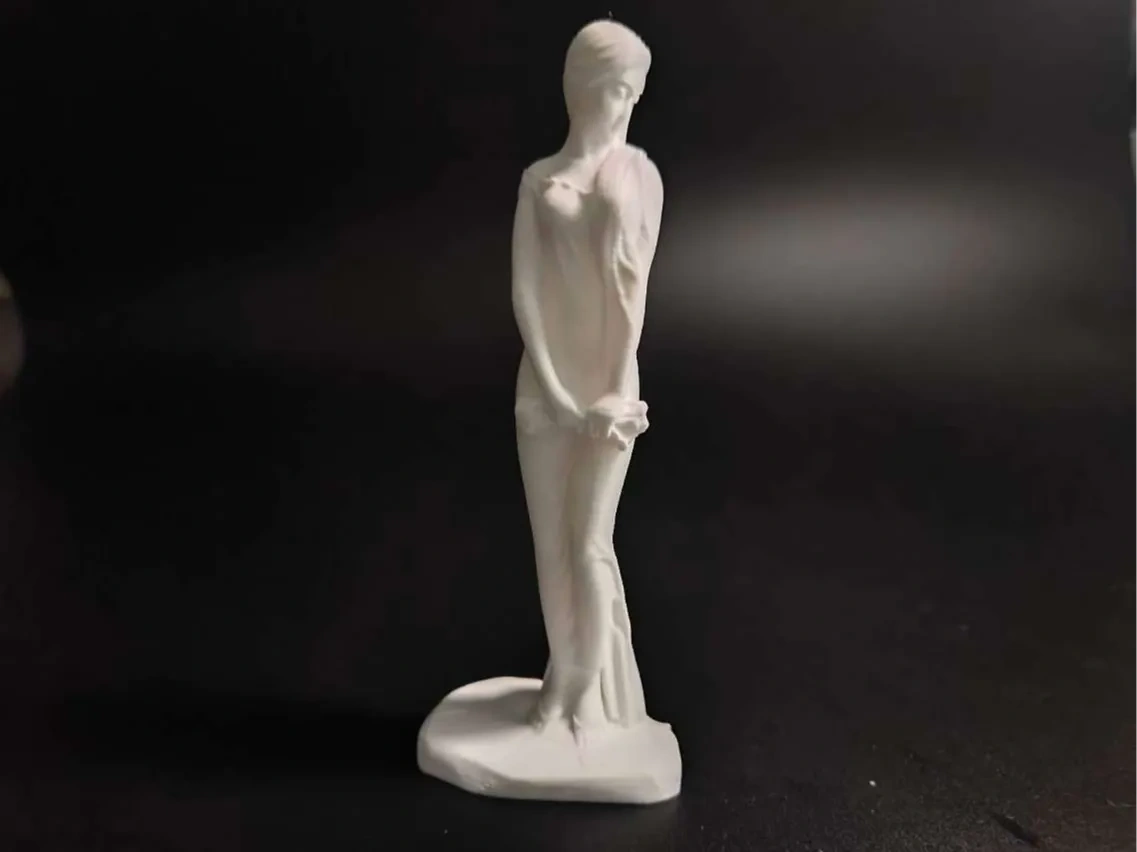 Miniatura 1 do modelo 3D 采花少女-体态美（穿裙子）