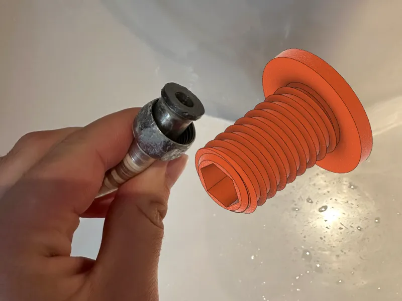 Shower hose insert-connector
