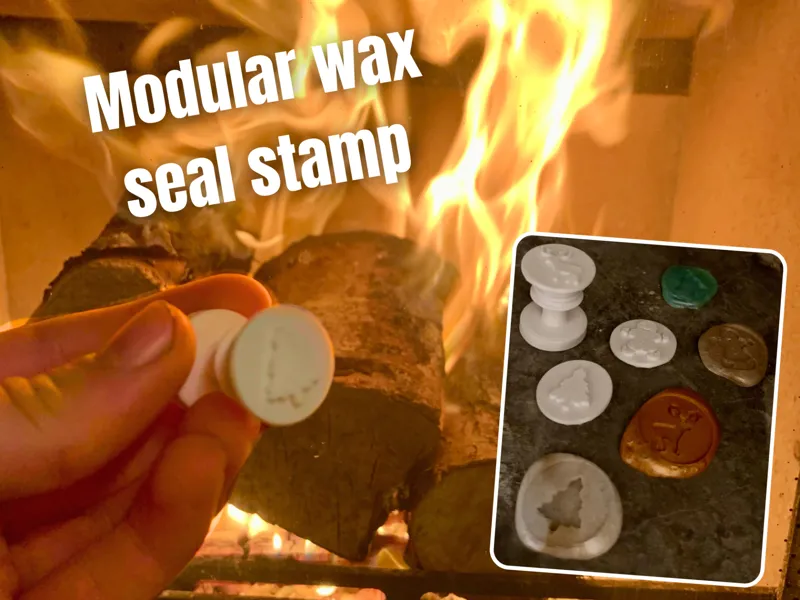 Modular wax seal stamp set!