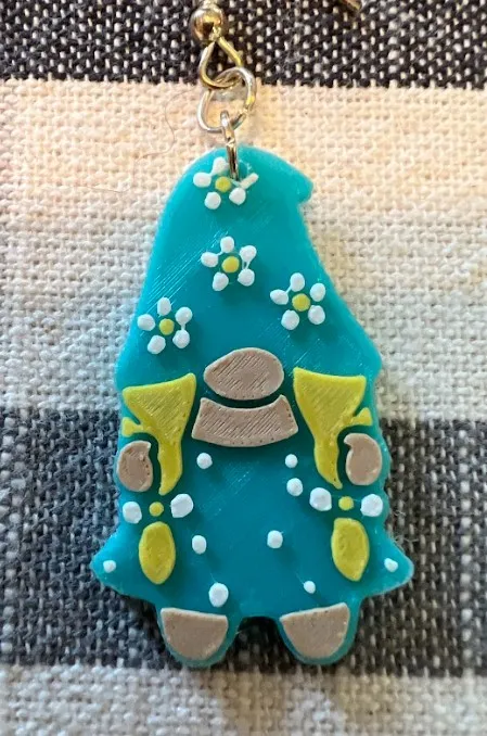 Female Gnome Earrings view 2