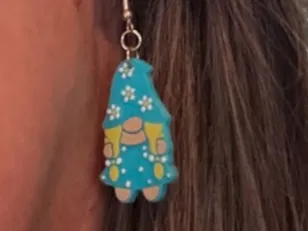 Female Gnome Earrings