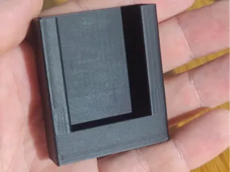 Small remote control holder 40x7x51mm (w x d x h)