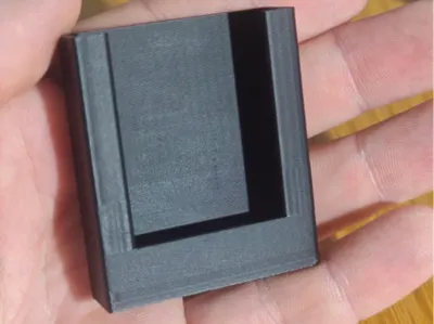 Small remote control holder 40x7x51mm (w x d x h)
