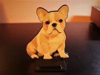Bouledogue français façon HueForge (sans AMS) — photo 3
