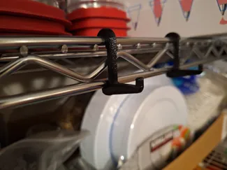 Costco Wire Shelf Hook - front and back
