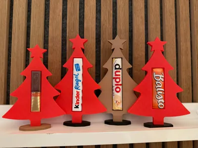 Christmas tree with sweet contents