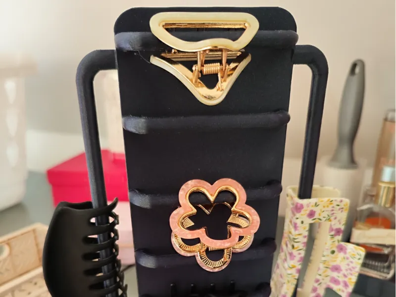 Haarklammer Halterung