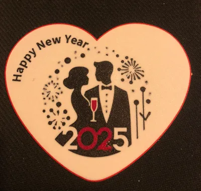 Simple Coasters Happy New Year