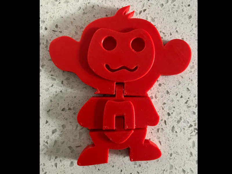Cute Articulated Monkey Fidget Toy - Fun flexi toy