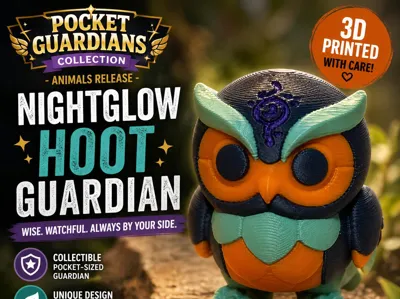 Nightglow Hoot Guardian Owl | Pocket Guardians
