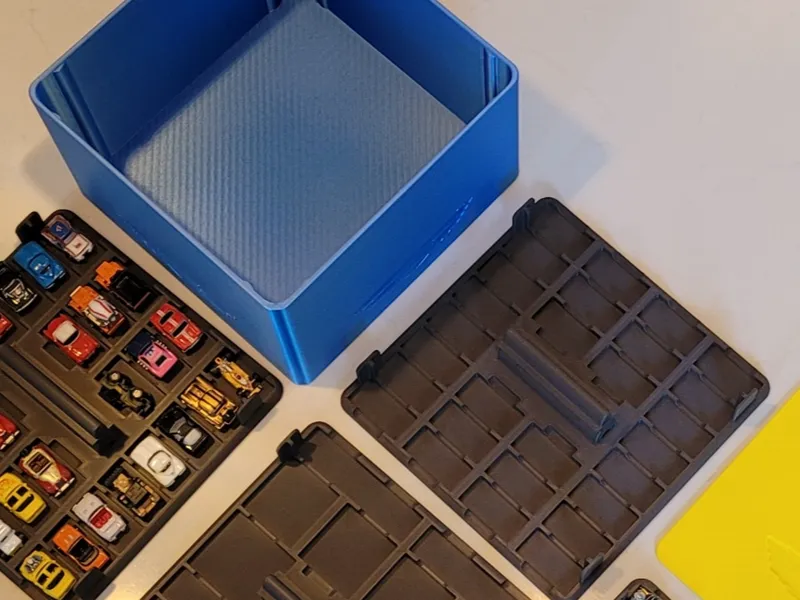 Micro Machines box holding 4 trays