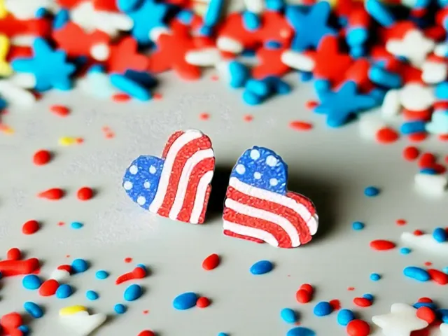 Flag Earrings