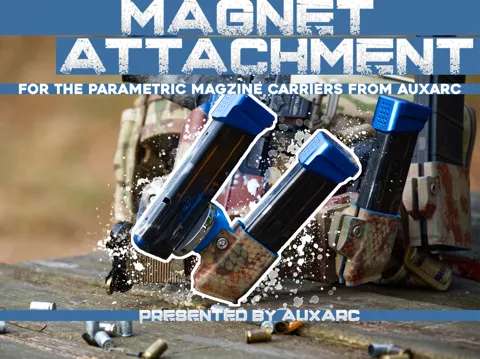 Soporte: Magnet Attachment for AuxArc Magazine Carriers — referencia de MakerWorld