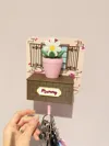 Key holder - with customisable sign