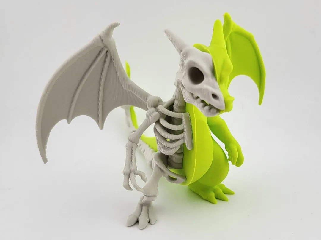 Charizard pokemon Skeleton action Figure model by Mad power MakerWorld: Download Free 3D Models - 3D model önizlemesi