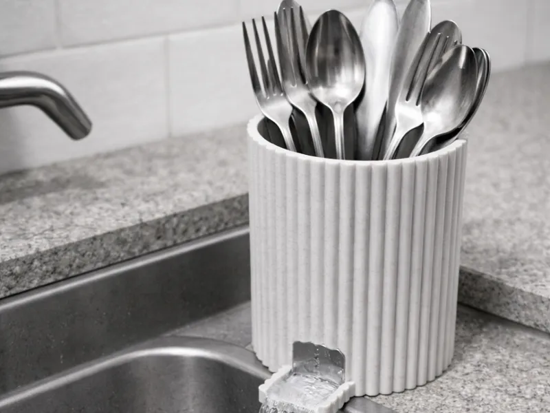 Ribbed Drain Cup
